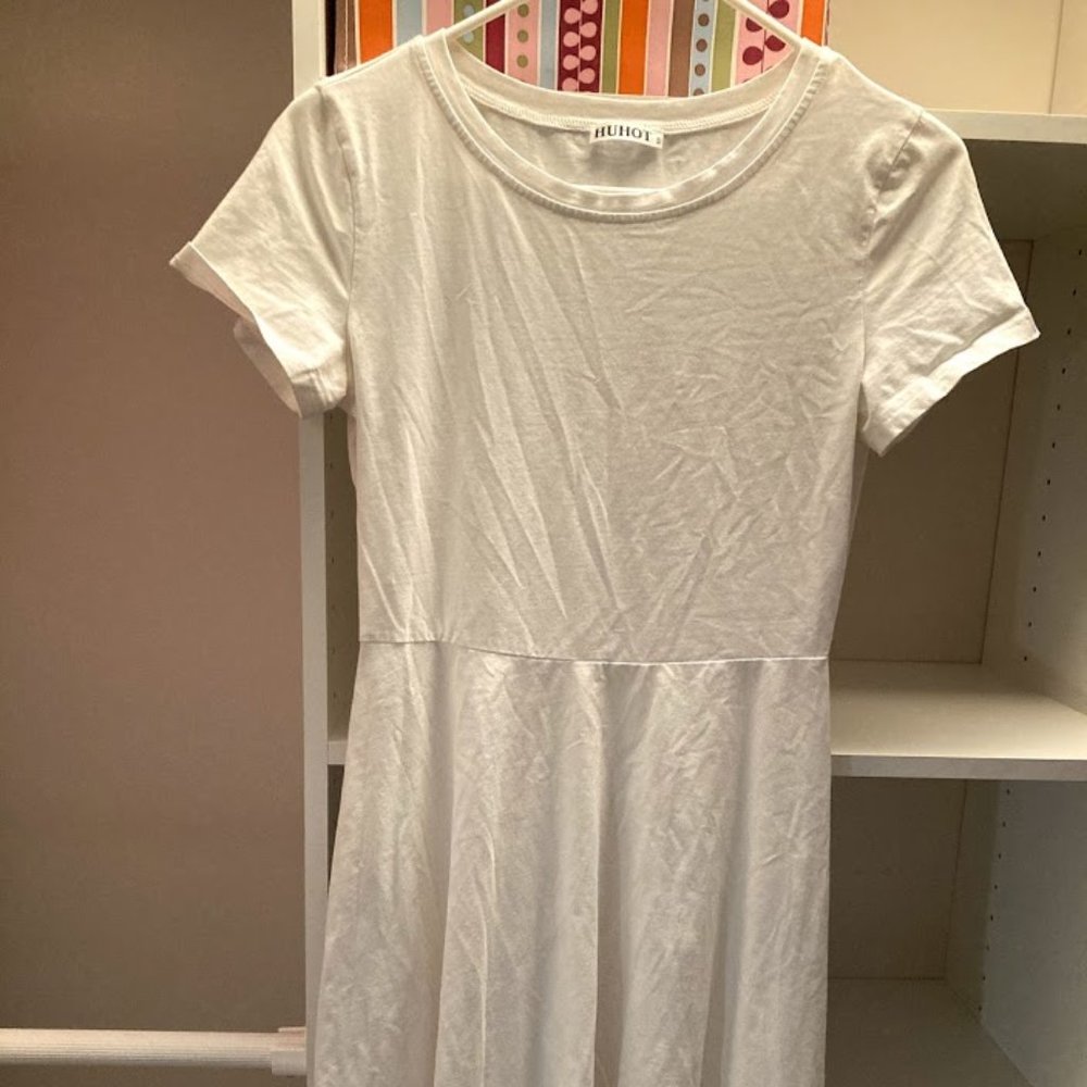 white dress